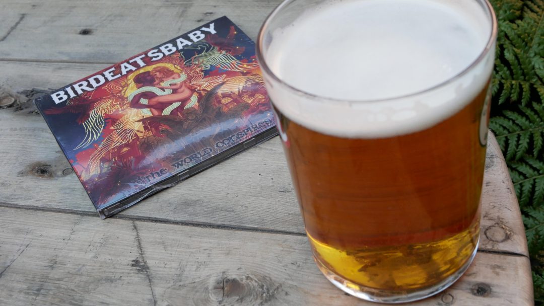 A pint and a copy of the new Birdeatsbaby album